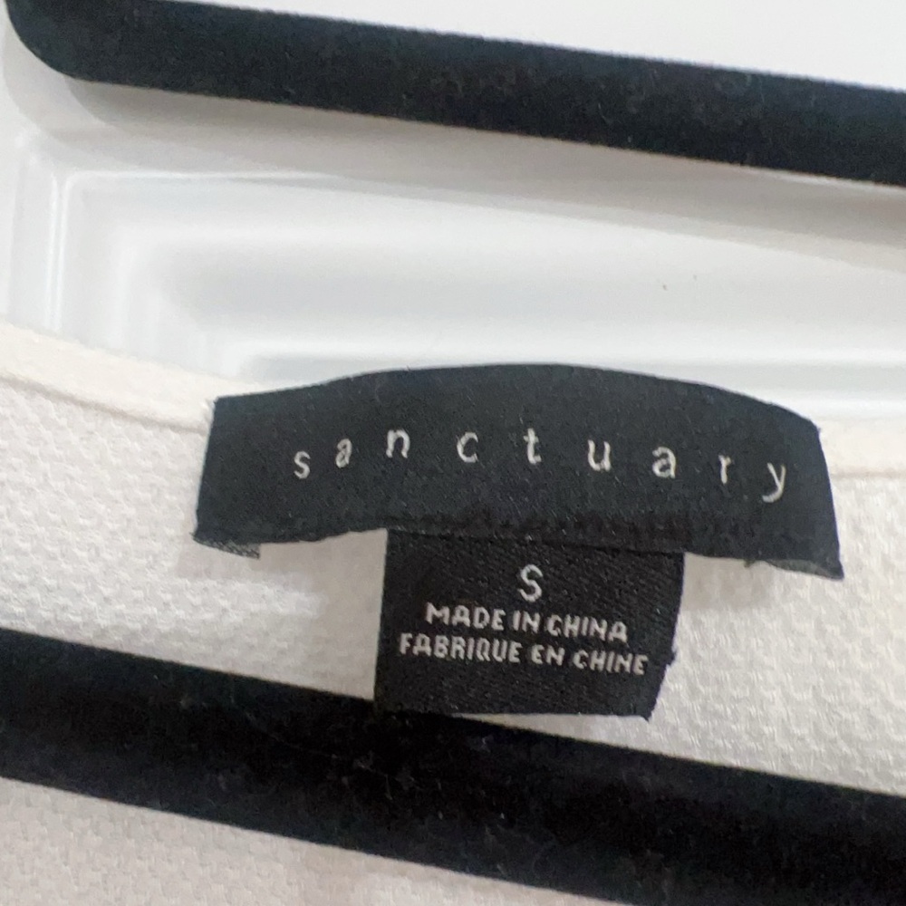 Sanctuary White Button-Up Blouse - image 5